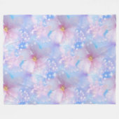 Cherry Blossom - Sakura - nahtloses Muster 5 Fleecedecke (Vorderseite (Horizontal))