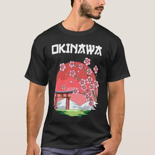 Cherry Blossom Sakura Okinawa Japan T-Shirt (Vorderseite)