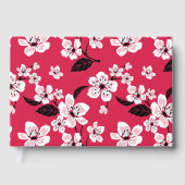 CHERRY BLOSSOM - SAKURA PATTER IN ROT GÄSTEBUCH (Vorderseite)