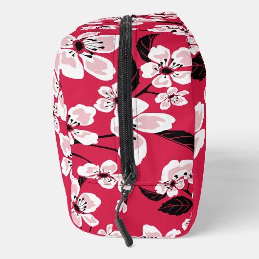 CHERRY BLOSSOM - SAKURA PATTER IN ROT WASCHBEUTEL (Rechts)