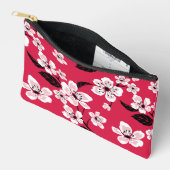 CHERRY BLOSSOM - SAKURA PATTER IN ROT ZUBEHÖRTASCHE (Offen)