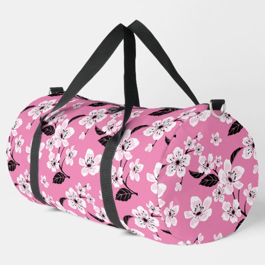 CHERRY BLOSSOM - SAKURA PATTERN IN LITE PINK DUFFLE BAG (Linke Ecke)