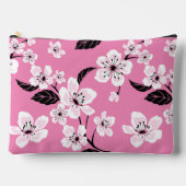 CHERRY BLOSSOM - SAKURA PATTERN IN LITE PINK ZUBEHÖRTASCHE (Vorderseite)