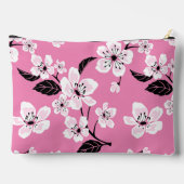 CHERRY BLOSSOM - SAKURA PATTERN IN LITE PINK ZUBEHÖRTASCHE (Rückseite)