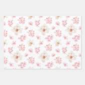 CHERRY BLOSSOM SAKURA PATTERN NAME WRAPPPAPIER GESCHENKPAPIER SET (Vorderseite 3)