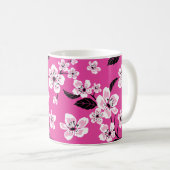 CHERRY BLOSSOM - SAKURA (PINK) KAFFEETASSE (VorderseiteRechts)