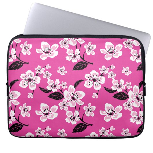 CHERRY BLOSSOM - SAKURA (PINK) LAPTOPSCHUTZHÜLLE (Vorderseite)