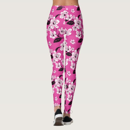 CHERRY BLOSSOM - SAKURA (PINK) LEGGINGS (Rückseite)