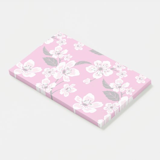 CHERRY BLOSSOM - SAKURA (PINK) POST-IT KLEBEZETTEL (angewinkelt)