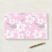 CHERRY BLOSSOM - SAKURA (PINK) POST-IT KLEBEZETTEL (Auf Schreibtisch)