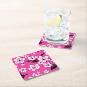 CHERRY BLOSSOM - SAKURA (PINK) RECHTECKIGER PAPPUNTERSETZER (Vor Ort)