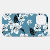 CHERRY BLOSSOM - SAKURA (RAUCHBLAU) Case-Mate iPhone HÜLLE (Rückseite (Horizontal))