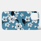 CHERRY BLOSSOM - SAKURA (RAUCHBLAU) Case-Mate iPhone HÜLLE (Rückseite (Horizontal))