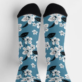 CHERRY BLOSSOM - SAKURA (RAUCHBLAU) SOCKEN (Oben)