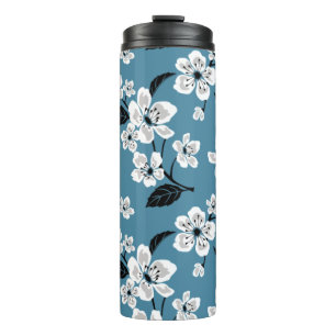 CHERRY BLOSSOM - SAKURA (RAUCHBLAU) THERMOSBECHER