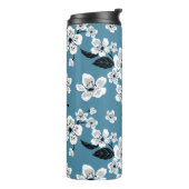 CHERRY BLOSSOM - SAKURA (RAUCHBLAU) THERMOSBECHER (Nach links gedreht)