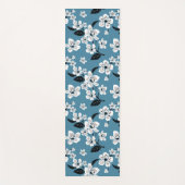 CHERRY BLOSSOM - SAKURA (RAUCHBLAU) YOGAMATTE (Vorderseite)