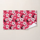 CHERRY BLOSSOM - SAKURA (RED) BAD TOWEL SET (Handtuch)