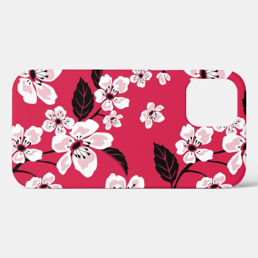 CHERRY BLOSSOM - SAKURA (RED) Case-Mate iPhone HÜLLE (Rückseite (Horizontal))