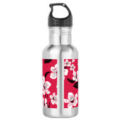 CHERRY BLOSSOM - SAKURA (RED) EDELSTAHLFLASCHE (Rückseite)