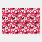 CHERRY BLOSSOM - SAKURA (RED) GESCHENKPAPIER SET (Vorderseite 3)
