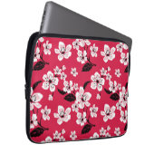 CHERRY BLOSSOM - SAKURA (RED) LAPTOPSCHUTZHÜLLE (Vorne Rechts)