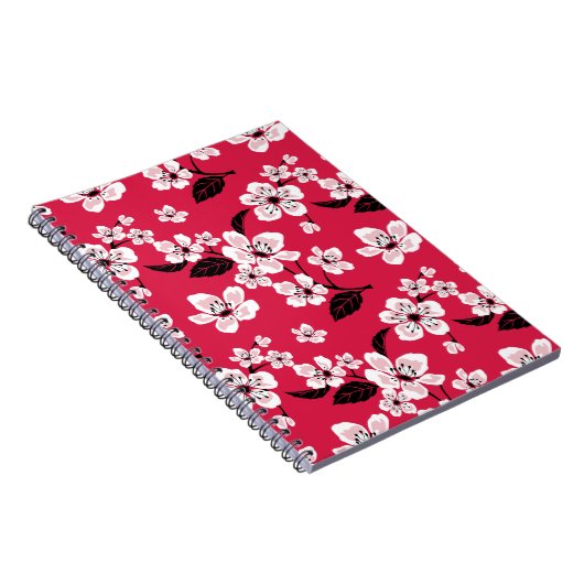 CHERRY BLOSSOM - SAKURA (RED) NOTIZBLOCK (Rechte Seite)