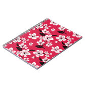 CHERRY BLOSSOM - SAKURA (RED) NOTIZBLOCK (Linke Seite)