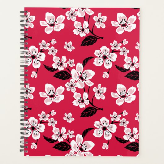 CHERRY BLOSSOM - SAKURA (RED) PLANER (Vorderseite)