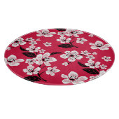 CHERRY BLOSSOM - SAKURA (RED) SCHNEIDEBRETT (Ecke)
