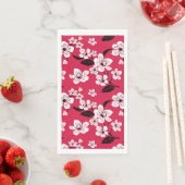 CHERRY BLOSSOM - SAKURA (RED) SERVIETTE (Beispiel)