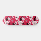 CHERRY BLOSSOM - SAKURA (RED) SKATEBOARD (Horizontal)