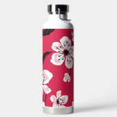 CHERRY BLOSSOM - SAKURA (RED) WASSERFLASCHE TRINKFLASCHE (links)