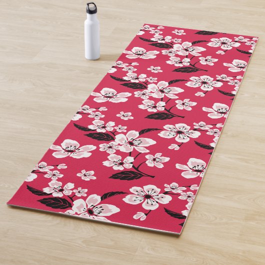 CHERRY BLOSSOM - SAKURA (RED) YOGAMATTE (Beispiel)