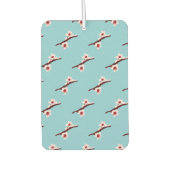 Cherry Blossom, Sakura, rosa Blumenmuster Autolufterfrischer (Vorderseite)