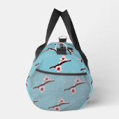 Cherry Blossom, Sakura, rosa Blumenmuster Duffle Bag (Rechts)