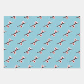 Cherry Blossom, Sakura, rosa Blumenmuster Geschenkpapier Set (Vorderseite 2)