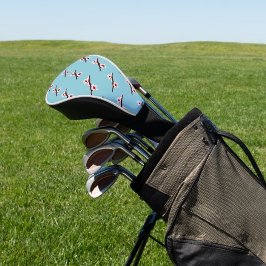Cherry Blossom, Sakura, rosa Blumenmuster Golf Headcover (In SItu)