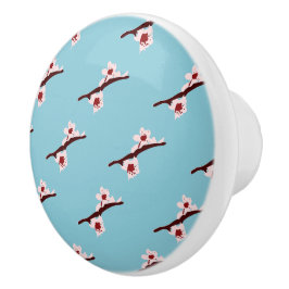 Cherry Blossom, Sakura, rosa Blumenmuster Keramikknauf