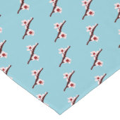 Cherry Blossom, Sakura, rosa Blumenmuster Kurzer Tischläufer (Ecke)