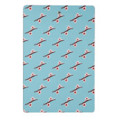 Cherry Blossom, Sakura, rosa Blumenmuster Mini Klemmbrett (Rückseite)