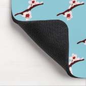 Cherry Blossom, Sakura, rosa Blumenmuster Mousepad (Ecke)