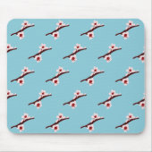 Cherry Blossom, Sakura, rosa Blumenmuster Mousepad (Vorne)