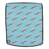 Cherry Blossom, Sakura, rosa Blumenmuster Rucksack (Abnehmbare Front)