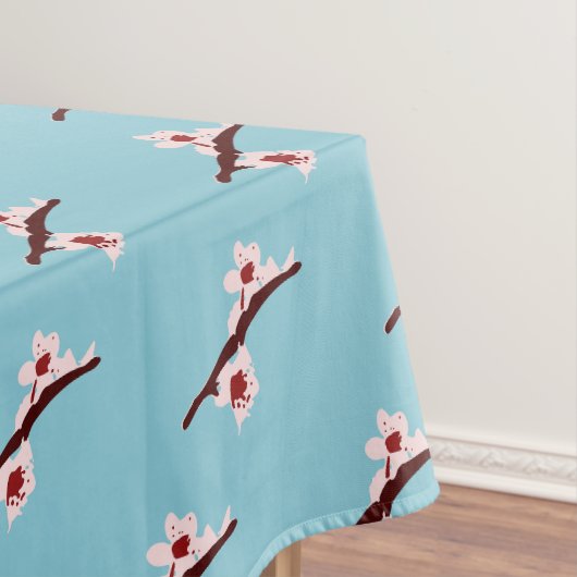 Cherry Blossom, Sakura, rosa Blumenmuster Tischdecke (Beispiel)