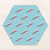 Cherry Blossom, Sakura, rosa Blumenmuster Untersetzer (Vorderseite)