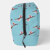 Cherry Blossom, Sakura, rosa Blumenmuster Waschbeutel (Rechts)