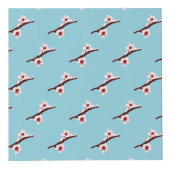 Cherry Blossom, Sakura, rosa Blumenmuster Würfel (Rechts)