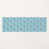 Cherry Blossom, Sakura, rosa Blumenmuster Yogamatte (Vorderseite (Horizontal))