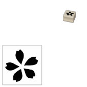 Cherry Blossom Sakura Single Blume 01. Gummistempel (Stempel)